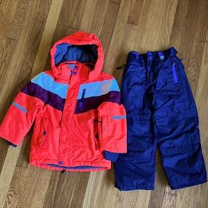 Kids Mini Biden Waterproof Ski / Snow Jacket and Pants, Size 4–5Y